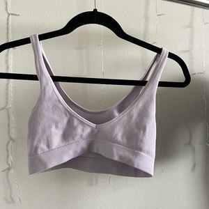 Light purple cropped tank top